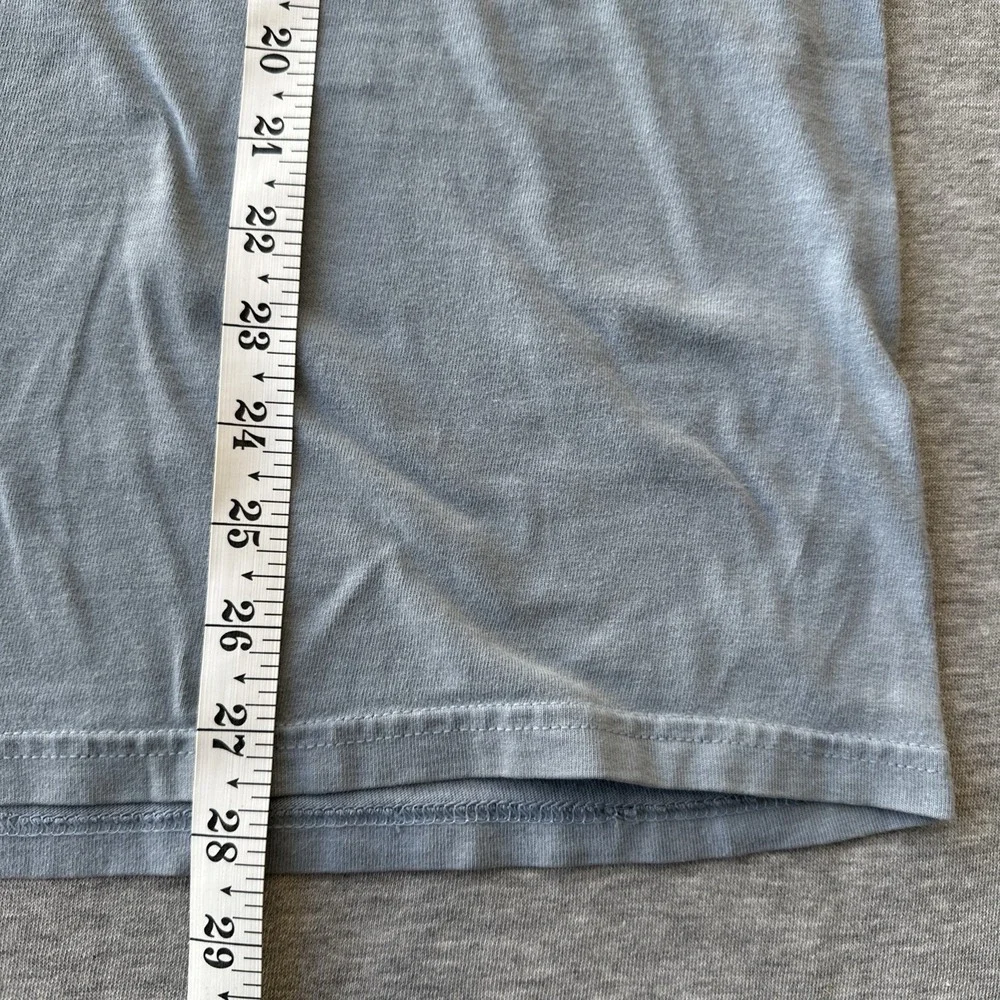 hanes beefy t-shirts Size L Light Blue Color Go Stay Go - Picture 7 of 14